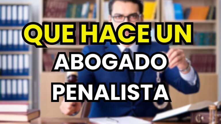 que hace un abogado penalista