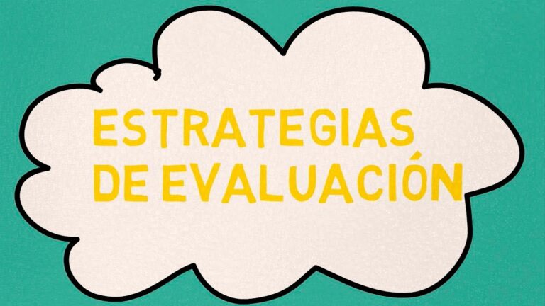 qué son las estrategias de evaluación