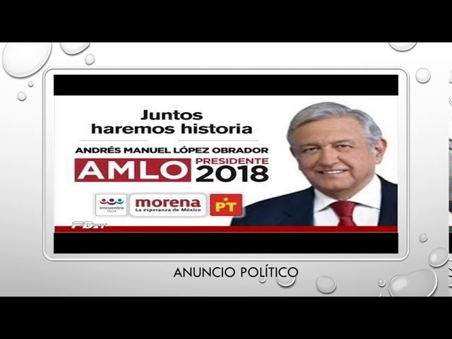 que son los anuncios politicos