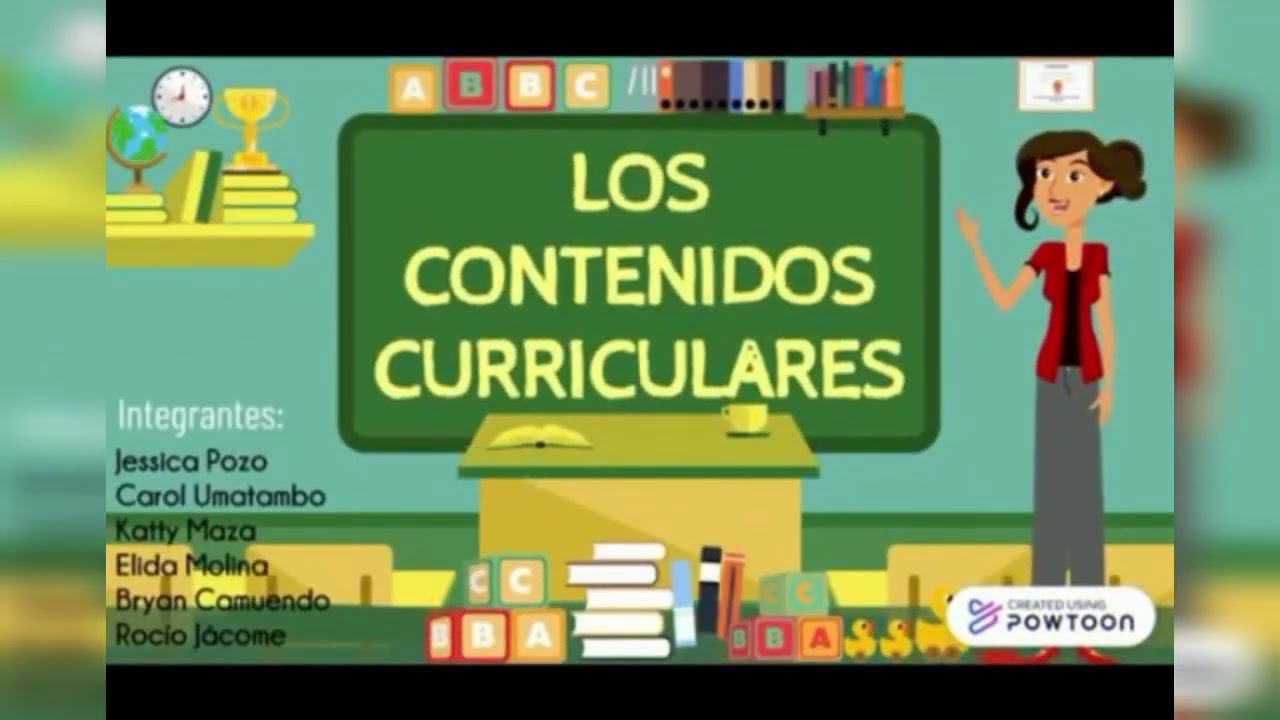 que son los contenidos curriculares