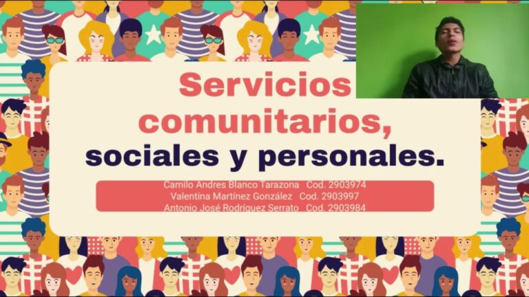 que son los servicios comunitarios