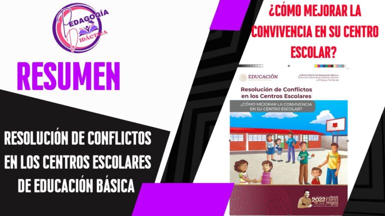 resolución de conflictos en los centros escolares