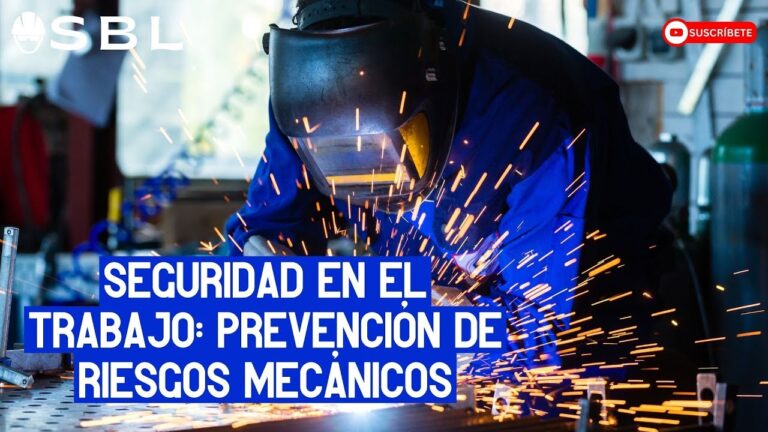 riesgos mecánicos en el trabajo