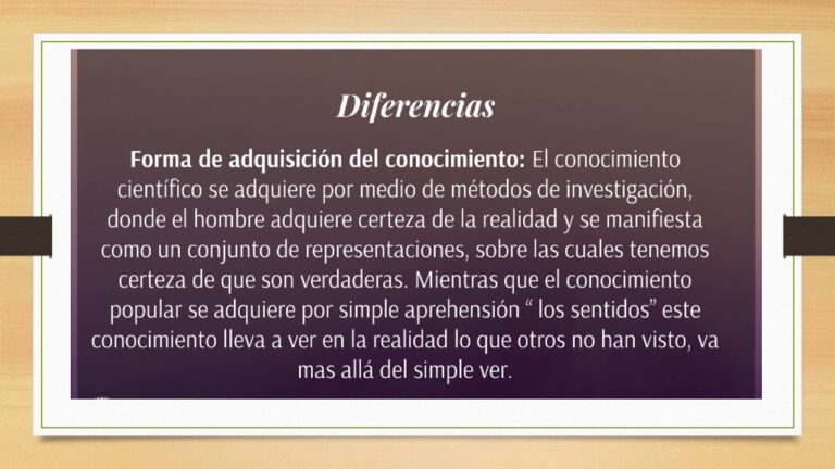 tiene alguna utilidad distinguir lo cientifico de lo popular