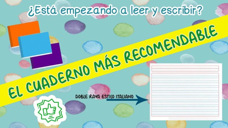 tipos de cuadernos para preescolar
