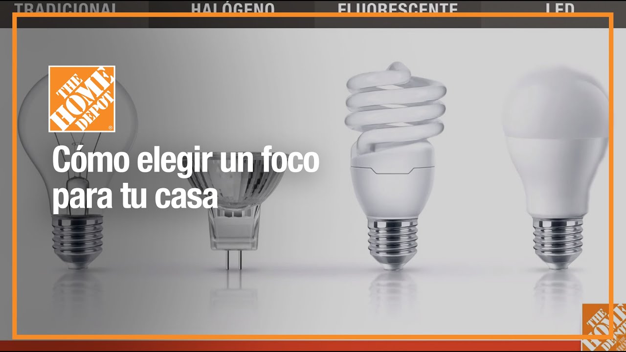 tipos de luz en focos