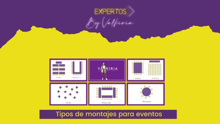 tipos de montaje para eventos