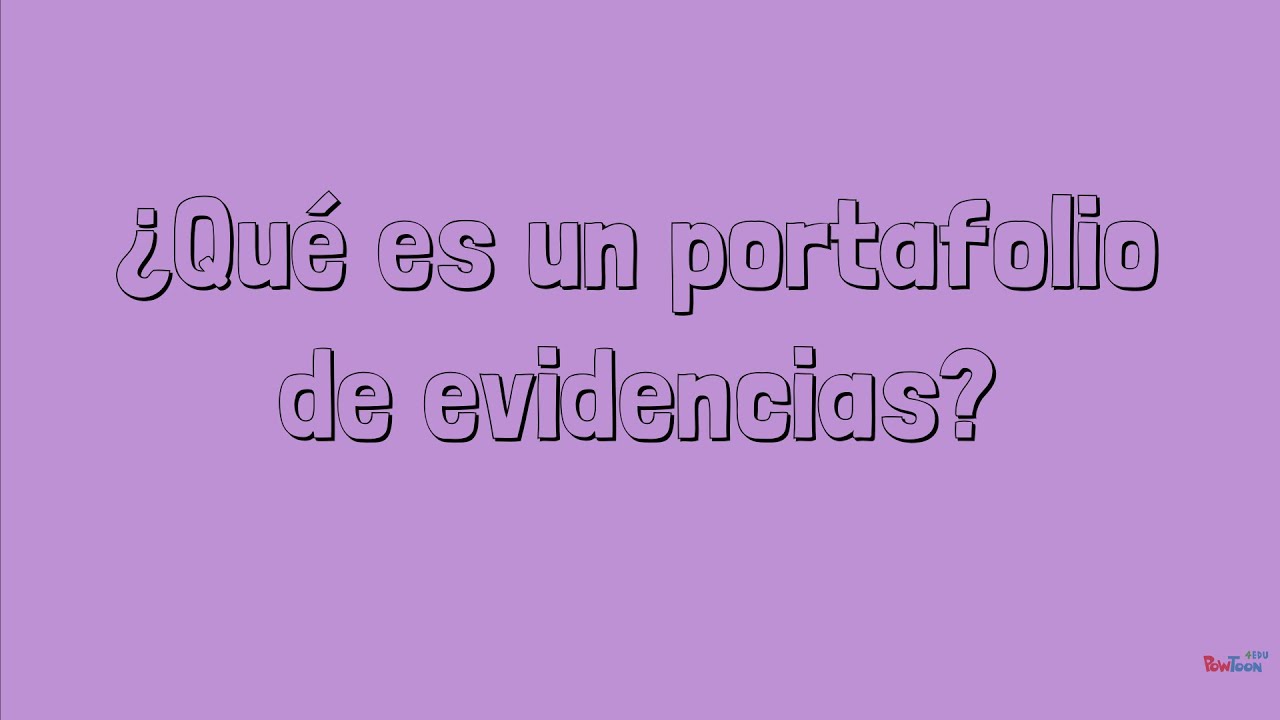 tipos de portafolio de evidencias