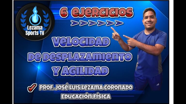 velocidad de desplazamiento en educacion fisica